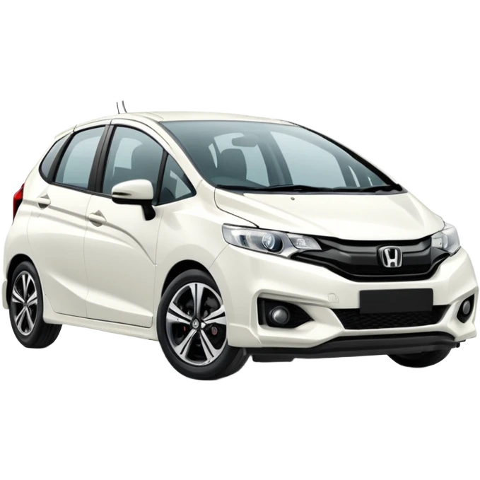 honda jazz ge mc rs white colour emoji