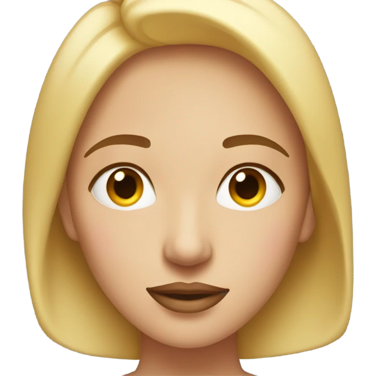woman, blowing air emoji