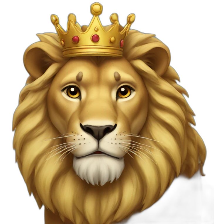 King lion emoji