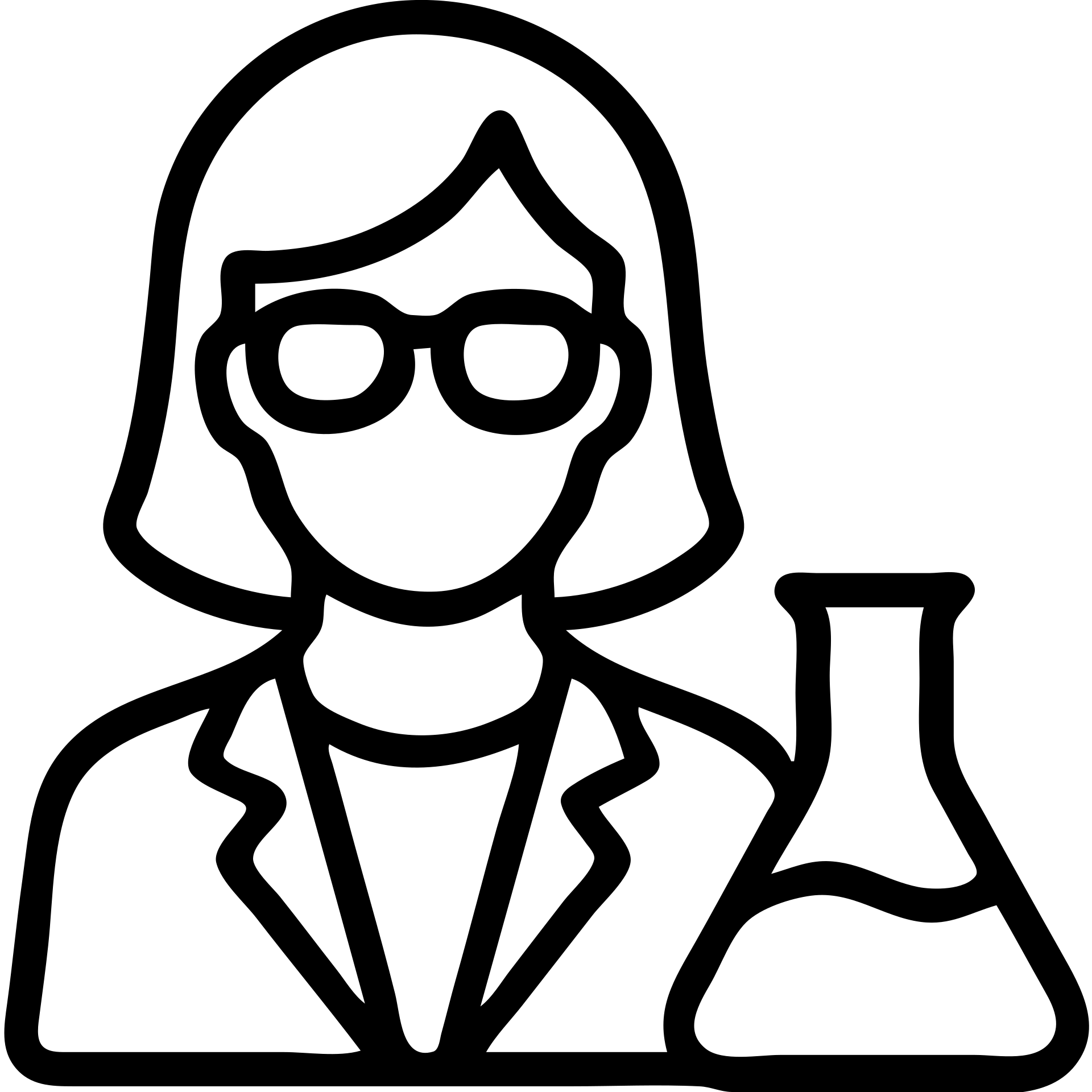 simple icon of a woman scientist emoji