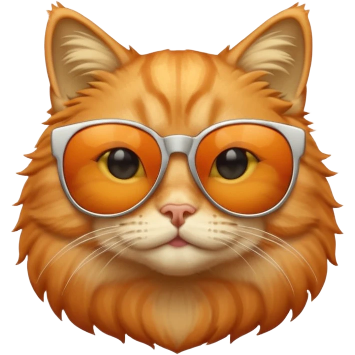 Cat wearing sunglasses emoji