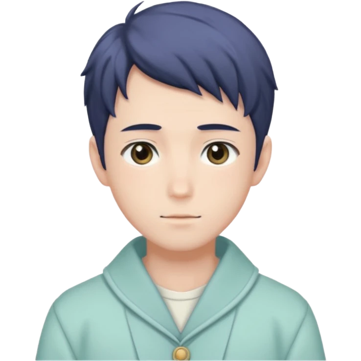 gorgeous-pastel-anime-style- man wearring Cottagecore style  emoji