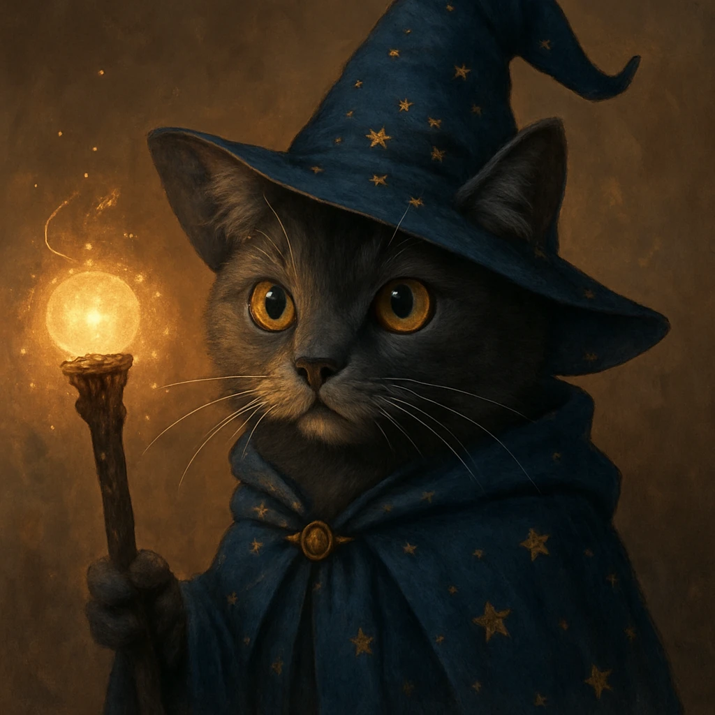 wizard cat  emoji