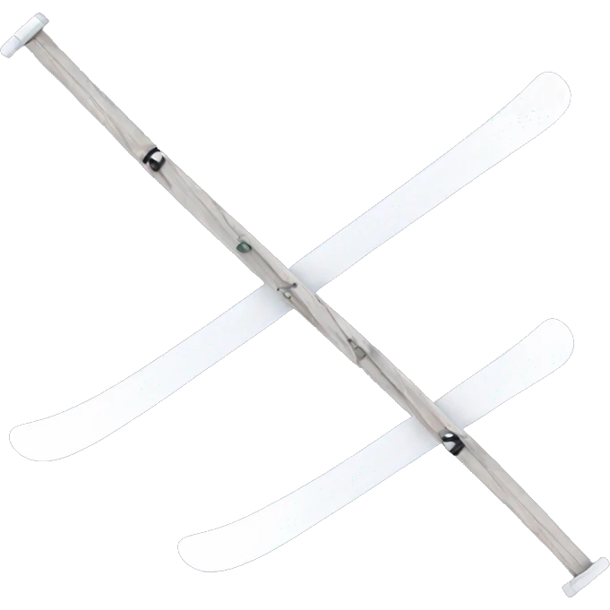 white skis emoji