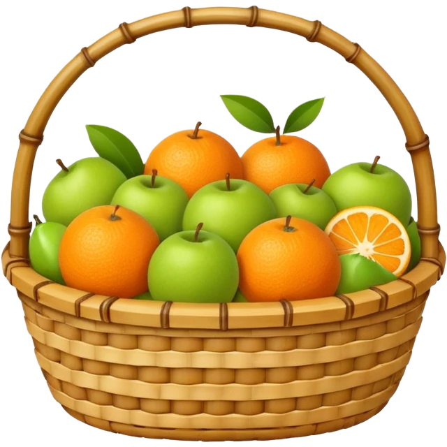  bamboo-basket fruit emoji