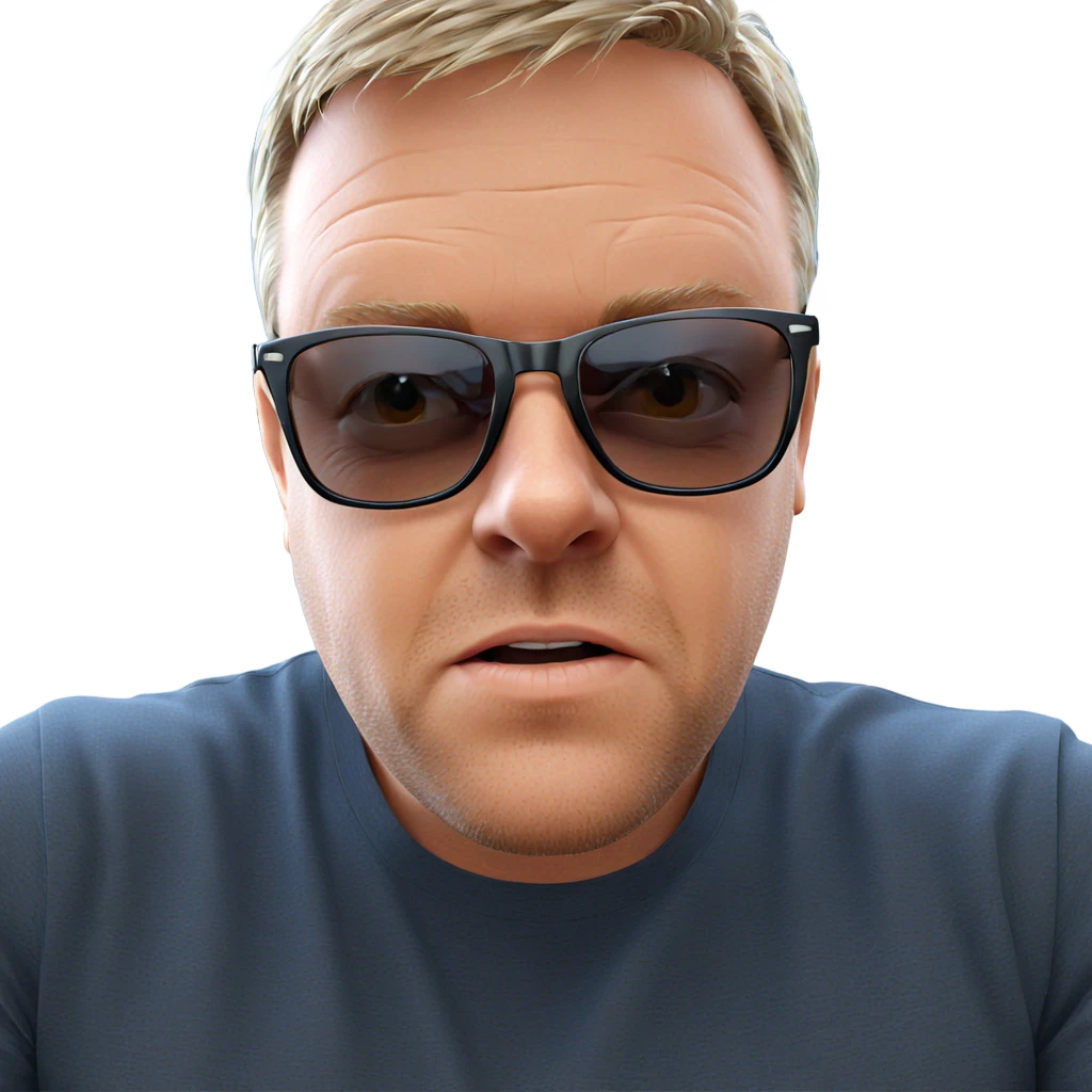 cool portrait of a man emoji