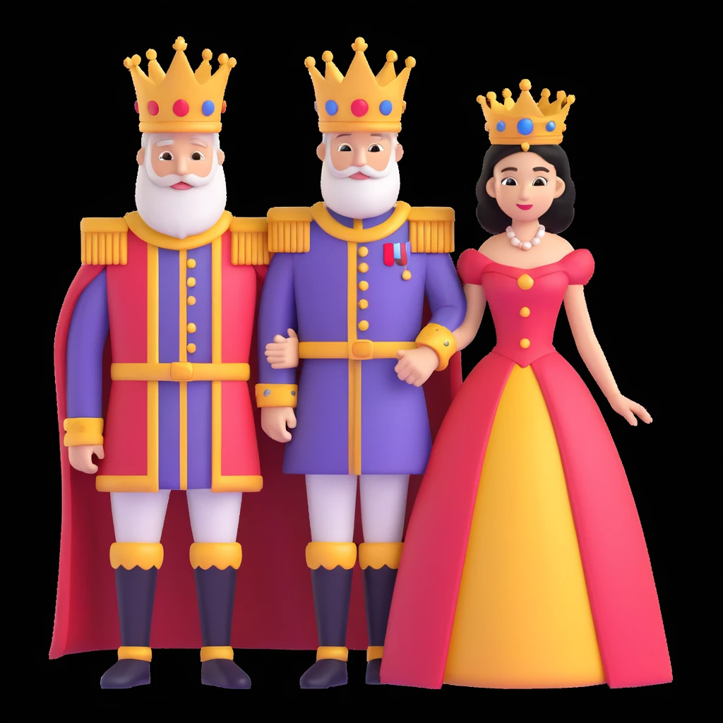 disney king and queen posing emoji