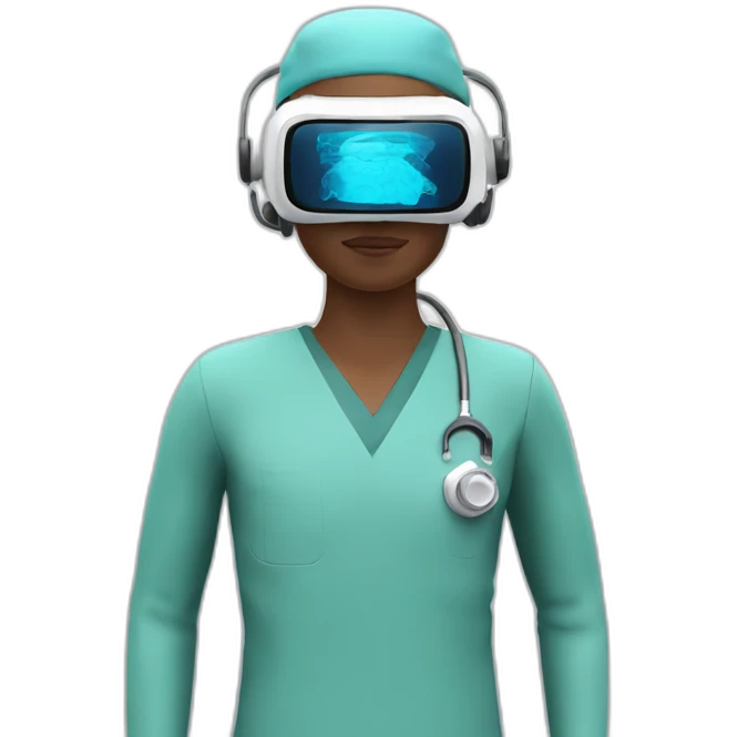 Surgeon-with-virtual-reality-display emoji