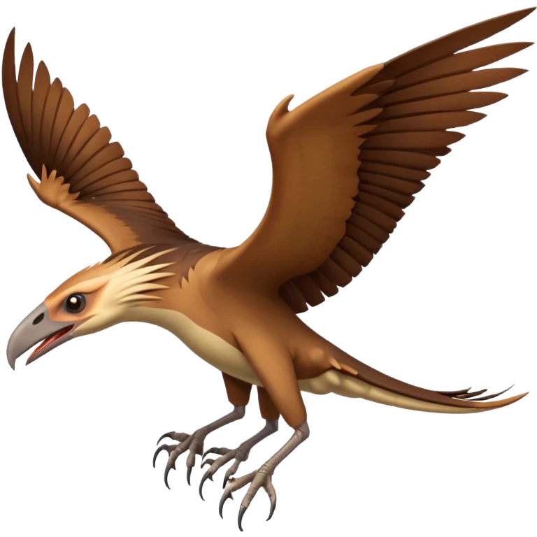 make a pterodactyl emoji