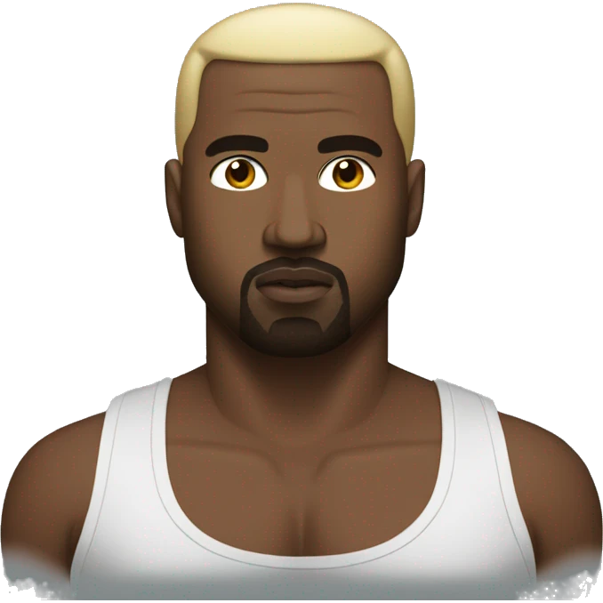 kanye west wearing a sports bra emoji