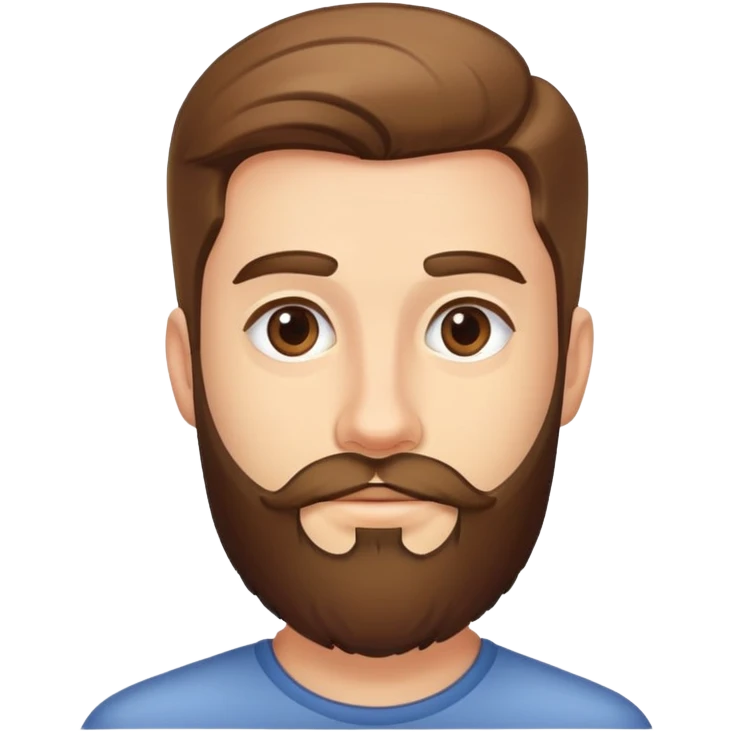 یه ادمک مرد ٢۵ ساله با ریش مرتب emoji