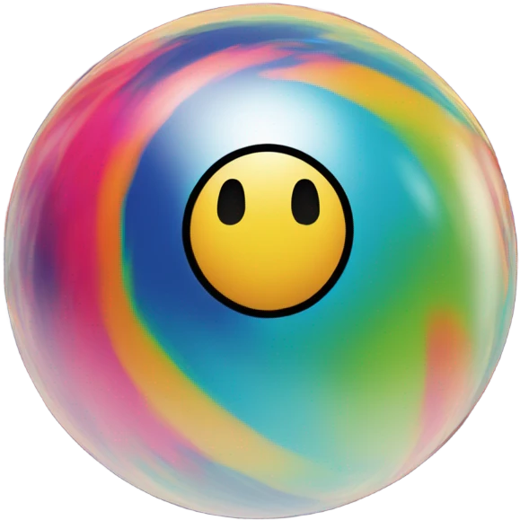 A bowling ball emoji