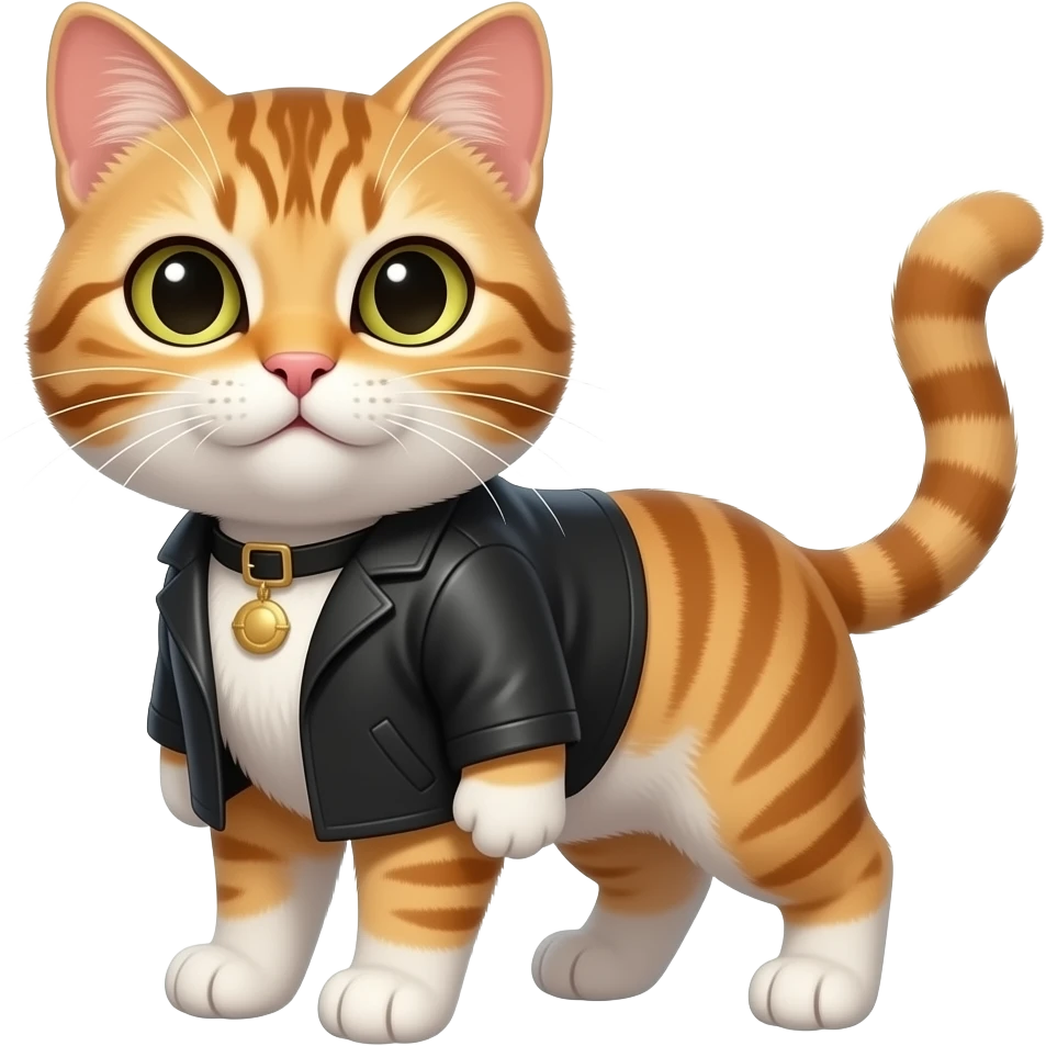 a cat that's a thug emoji