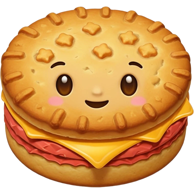 one biscuit emoji