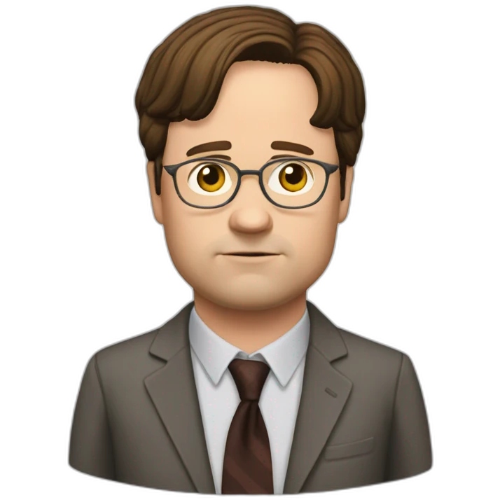 dwight schrute from the office emoji