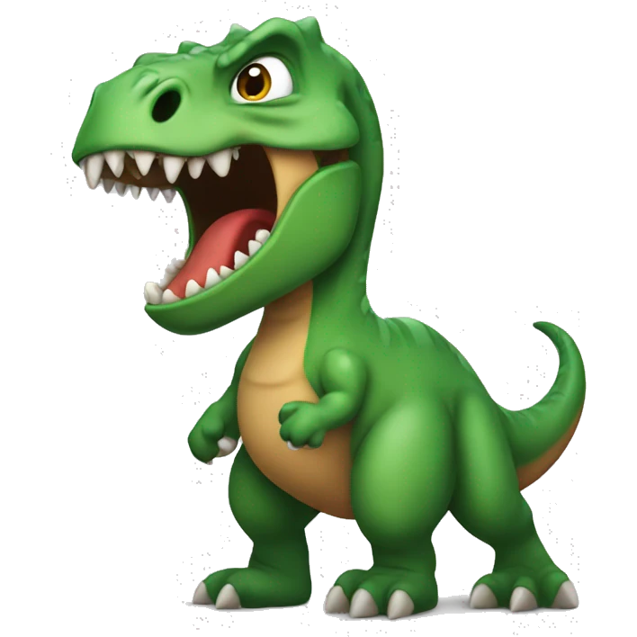 angry dinosaur  emoji