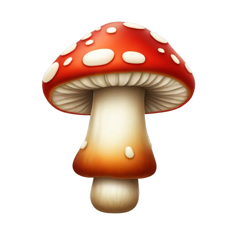 mushroom red emoji