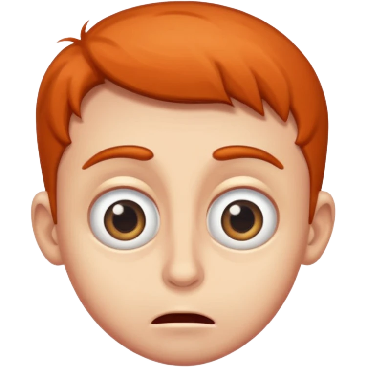 Big eyes guy with drool emoji