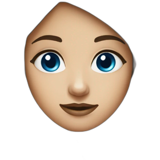 Woman-with-blue-eyes—in-Raccoon-clothes emoji