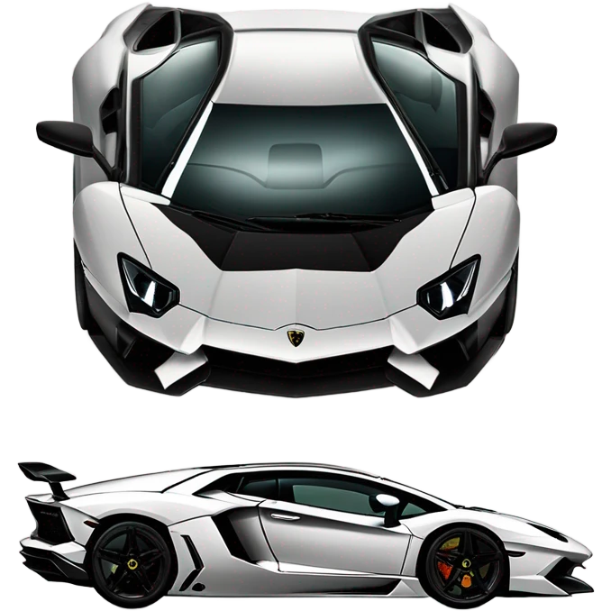 Lamborghini aventador svj emoji