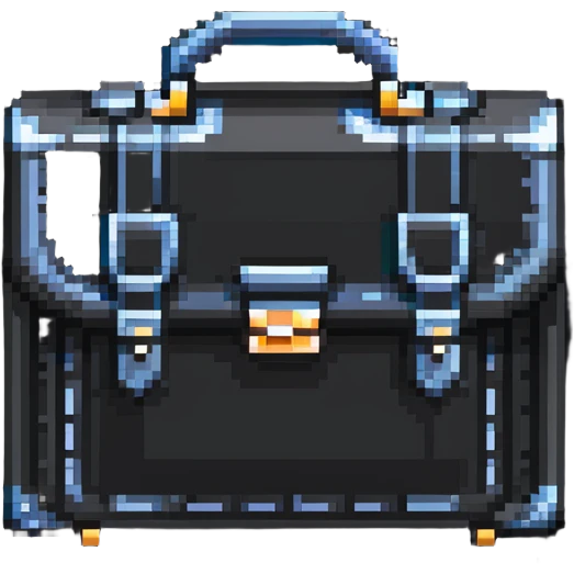 business briefcase with corporate documents emoji