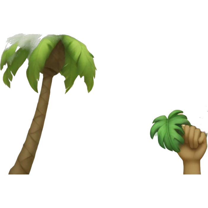PALM AND BECAH emoji
