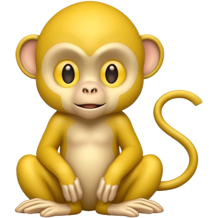 scienist yellow monkey emoji