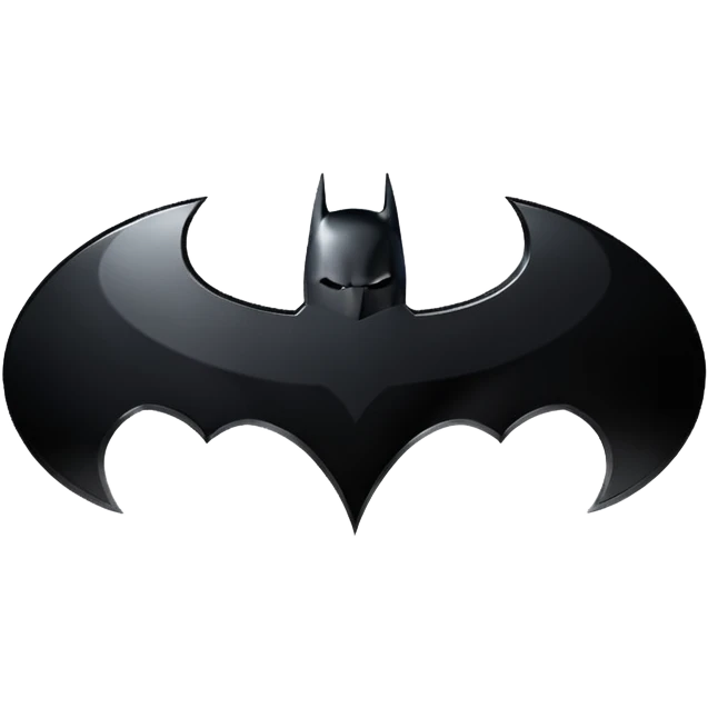 Batman logo emoji