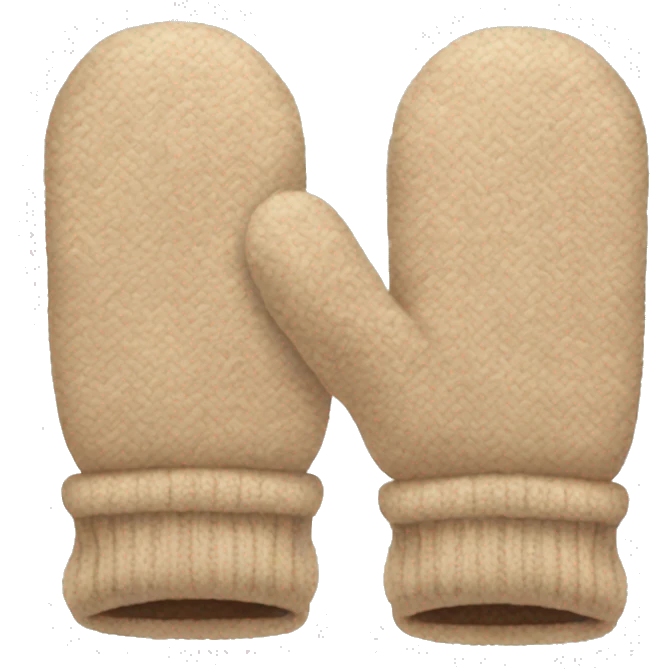beige mittens emoji