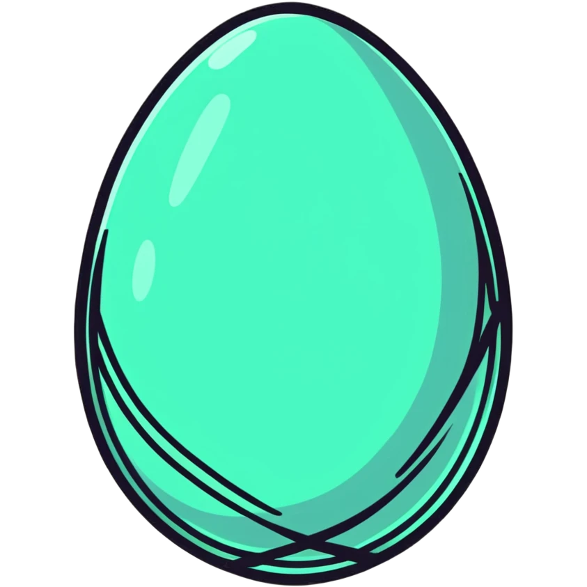 decorated Easter egg emoji