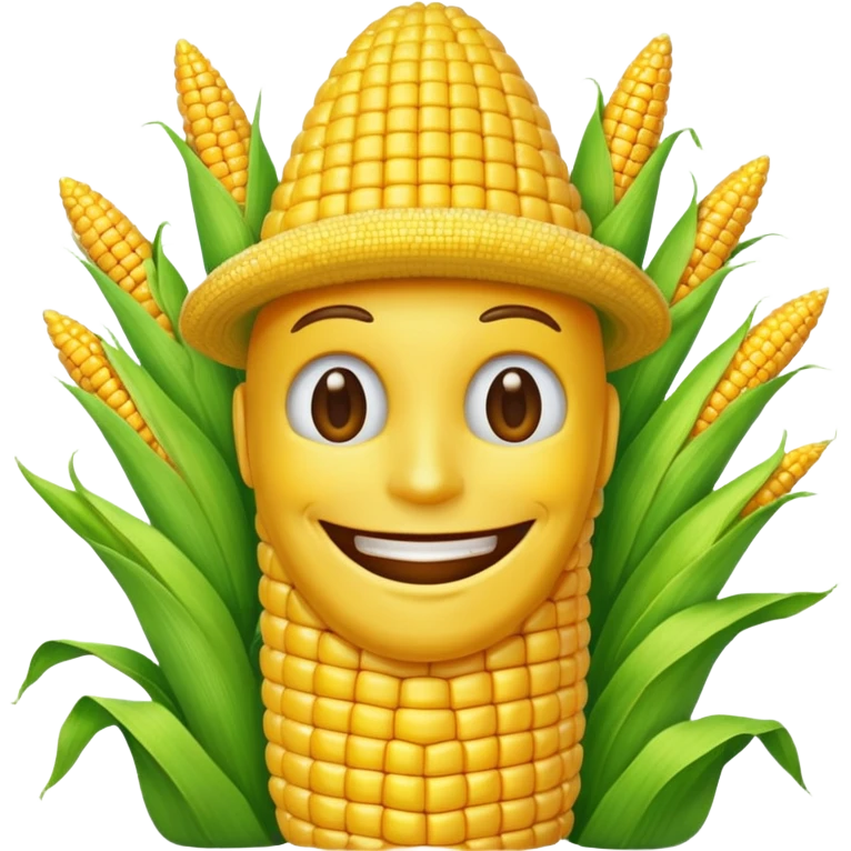 Corn man emoji