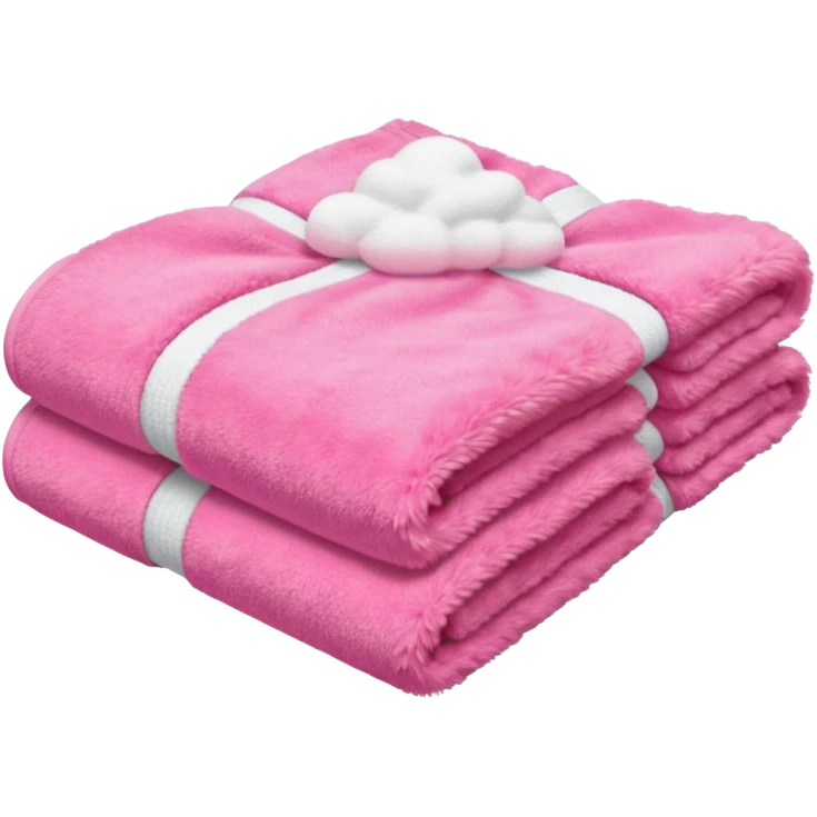 pink towel and white towel no face just towel  emoji