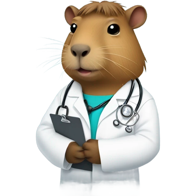 capybara doctor emoji
