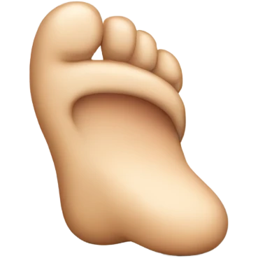 A hand with a slipper  emoji