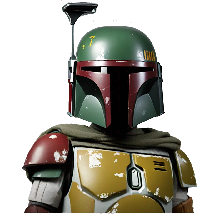 Boba Fett happy emoji