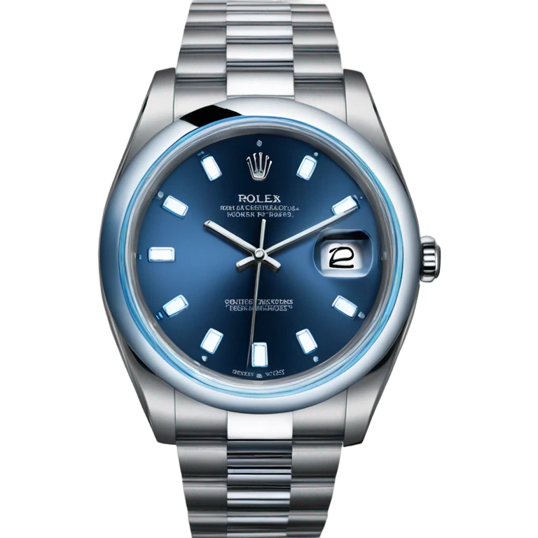 rolex blue emoji