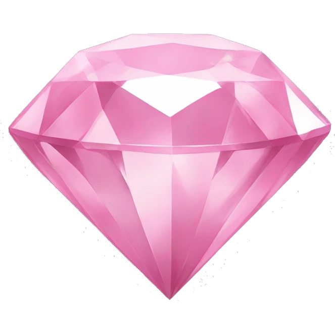 Pink diamond  emoji