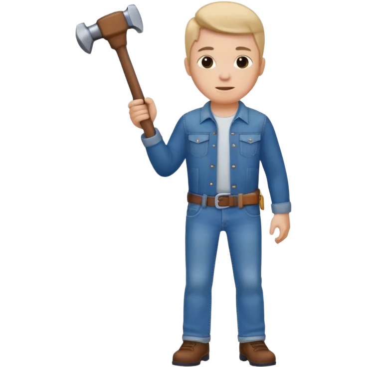 a creative clothing making a jeans  emoji