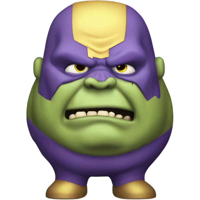 Fat thanos body zombie emoji