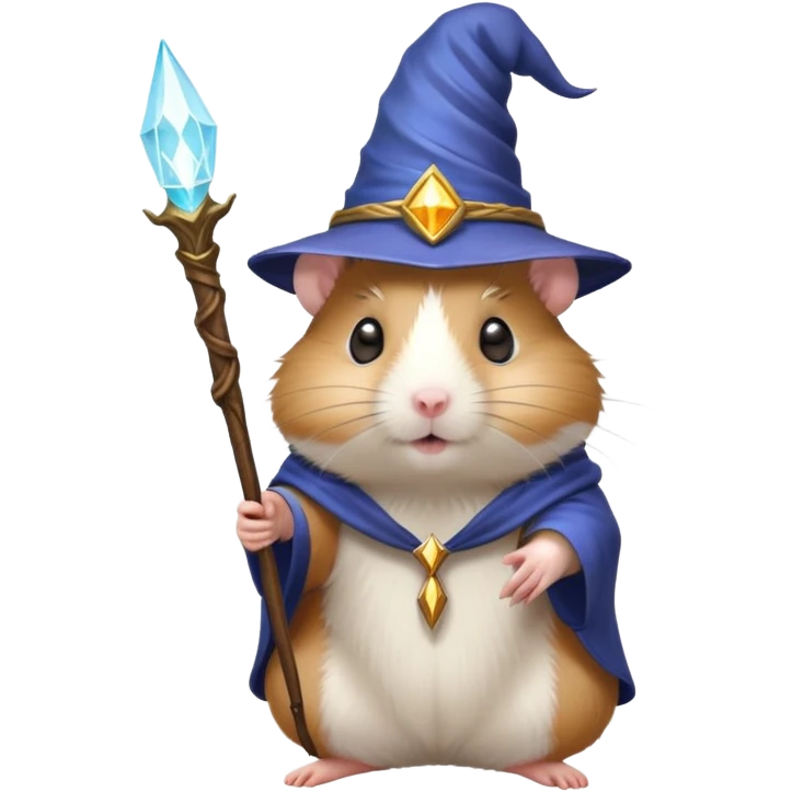 Wizard hamster emoji