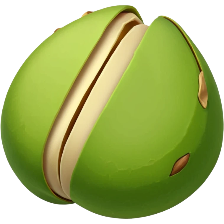 pistachio with shall emoji