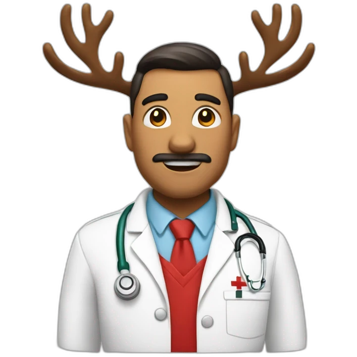 a-medic-reeindeer emoji