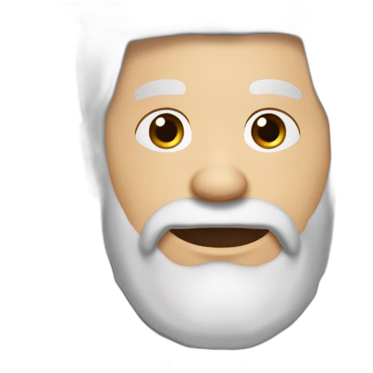 50 jähriger mann mit dreitagebart und schwarz-graue haaren emoji