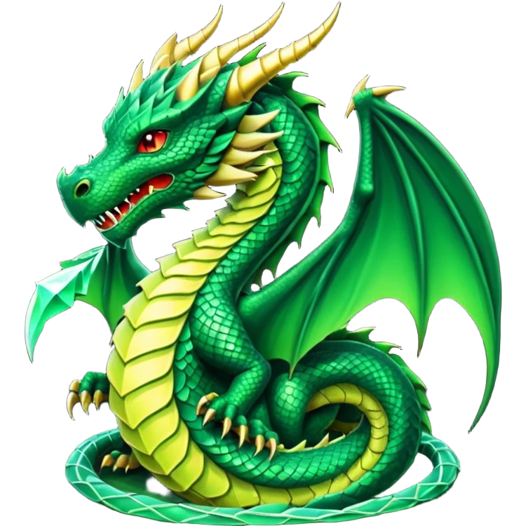 Kali Linux green dragon emoji