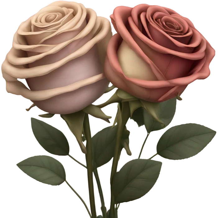 two venus en fluer bouquets emoji