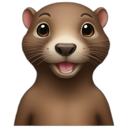 Hairless beaver emoji