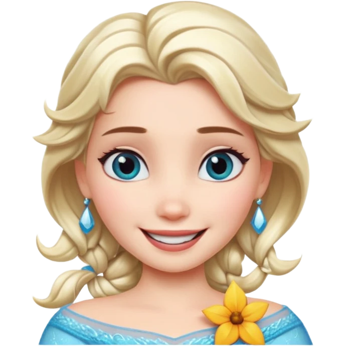 Cute elsa emoji