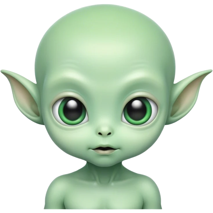 cute baby alien emoji