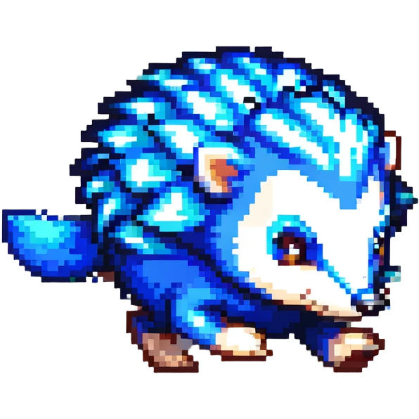 blue hedgehog running emoji