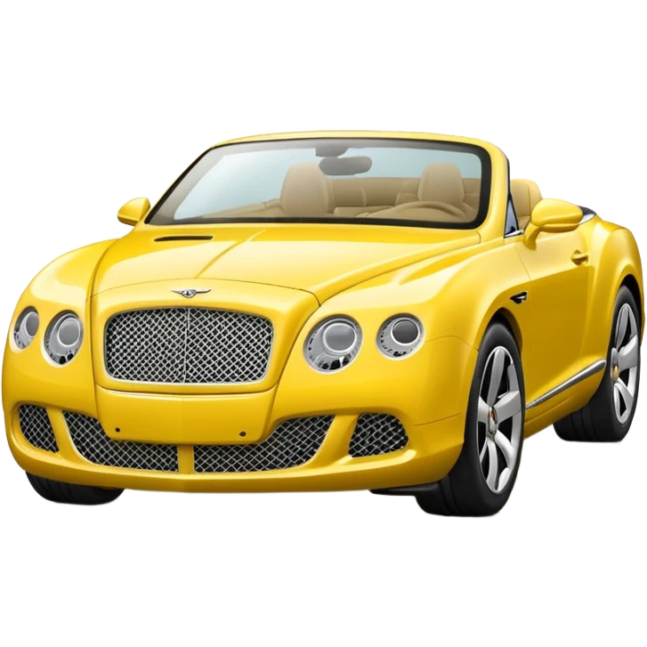 Yellow Bentley emoji